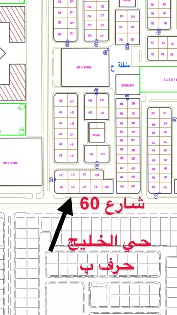 أرض للبيع في حي حي الشهداء, مدينة النعيريه, المنطقة الشرقية صورة 2