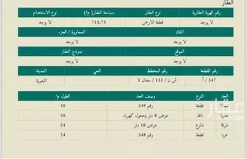 أرض للبيع في حي حي الروابي, مدينة النعيريه, المنطقة الشرقية صورة 2