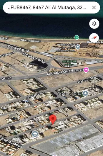 أرض للبيع في شارع علي المتقي, حي أبحر الجنوبية, مدينة جدة, منطقة مكة المكرمة