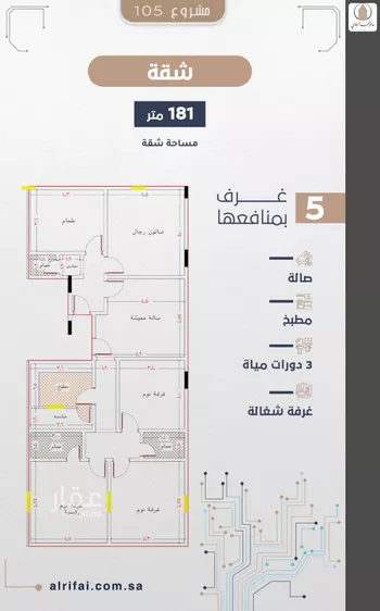 شقة للبيع في شارع منازل السرور, حي السلامة, مدينة جدة, منطقة مكة المكرمة صورة 3