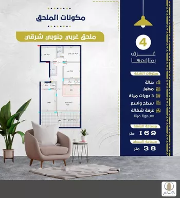 شقة للبيع في شارع ابن ابي القاسم, حي الروضة, مدينة جدة, منطقة مكة المكرمة صورة 2