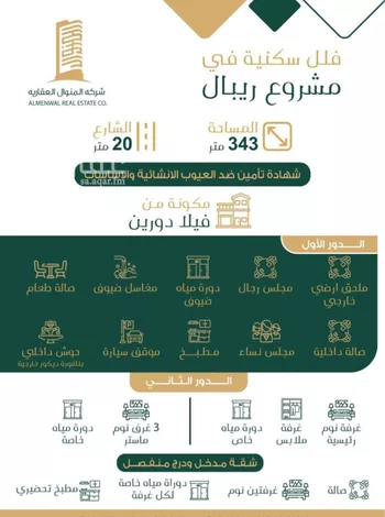فيلا للبيع في حي الرمال, مدينة الرياض, منطقة الرياض