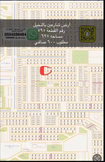 أرض للبيع في حي التعاون, مدينة تبوك, منطقة تبوك صورة 3