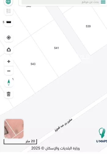 أرض للبيع في حي شمال الجامعة, مدينة تبوك, منطقة تبوك صورة 4
