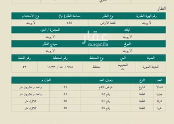 أرض للبيع في شارع عمر حمدان, حي الصويدرة, مدينة المدينه المنوره, منطقة المدينة المنورة صورة 3