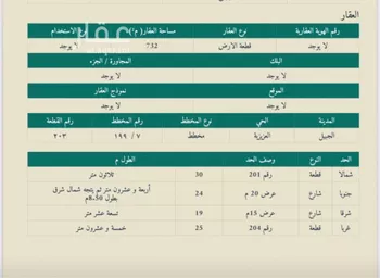 أرض للبيع في شارع غرناطة 291, حي غرناطة, مدينة الجبيل, المنطقة الشرقية صورة 2