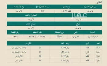 أرض للبيع في شارع مسعود بن جابر الحاجب, حي الصويدرة, مدينة المدينه المنوره, منطقة المدينة المنورة صورة 3