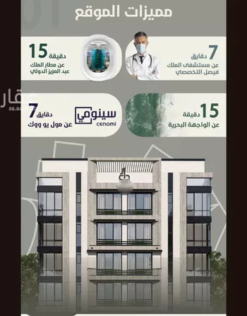 شقة للبيع في شارع فيصل مبارك, حي الروضة, مدينة جدة, منطقة مكة المكرمة