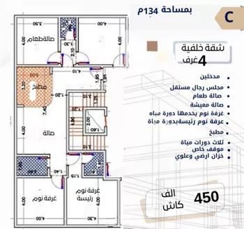 شقة للبيع في شارع طه السنوي, حي الصفاء, مدينة جدة, منطقة مكة المكرمة صورة 2