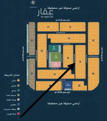 أرض للبيع في شارع ٤٣٤٥, حي الأمواج, مدينة الخبر, المنطقة الشرقية صورة 3