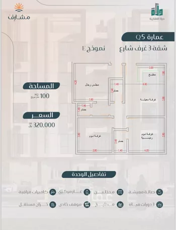 شقة للبيع في شارع ابن ابجر الكناني, حي مريخ, مدينة جدة, منطقة مكة المكرمة