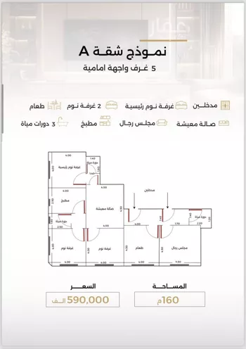 شقة للبيع في شارع الناصر بن الأحمر, حي الصفاء, مدينة جدة, منطقة مكة المكرمة