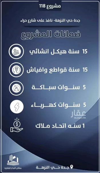 شقة للبيع في شارع احمد الرقيمي, حي النزهة, مدينة جدة, منطقة مكة المكرمة صورة 4