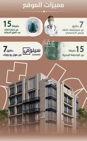 شقة للبيع في شارع ابو القاسم التنوخي, حي الروضة, مدينة جدة, منطقة مكة المكرمة صورة 3