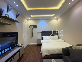 استديو مفروش للحجز في شارع جعفر بن محمد ، حي العقيق ، الرياض ، منطقة الرياض صورة 5