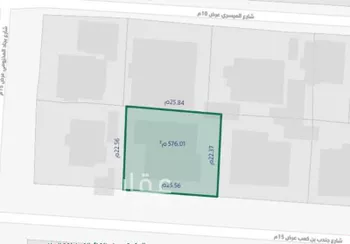أرض للبيع في شارع بجاد المخزومي, حي الضباط, مدينة الرياض, منطقة الرياض صورة 3