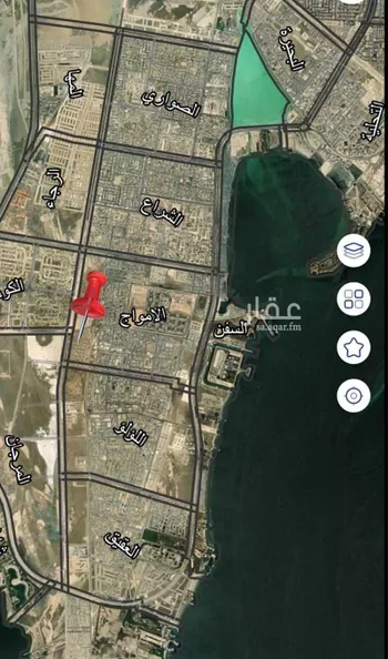 أرض للبيع في حي الأمواج, مدينة الخبر, المنطقة الشرقية صورة 2
