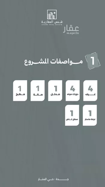 شقة للبيع في شارع المنار, حي المنار, مدينة جدة, منطقة مكة المكرمة صورة 2