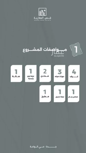 شقة للبيع في شارع فرحه الانفس, حي الواحة, مدينة جدة, منطقة مكة المكرمة صورة 2