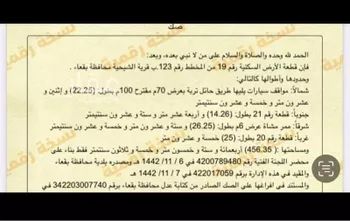 أرض للبيع في شارع المحير 45 ، الشيحية ، بقعاء صورة 3