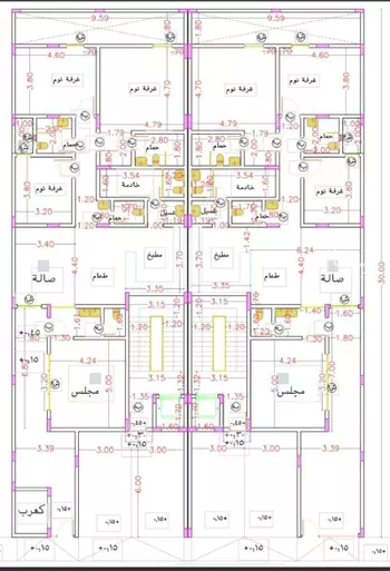 دور للبيع في شارع الفيء, حي الربيع, مدينة الرياض, منطقة الرياض صورة 2