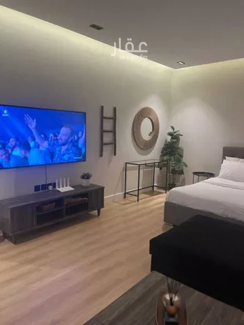 استديو مفروش للحجز في شارع عبدالله بن شهوين, العقيق, الرياض صورة 5