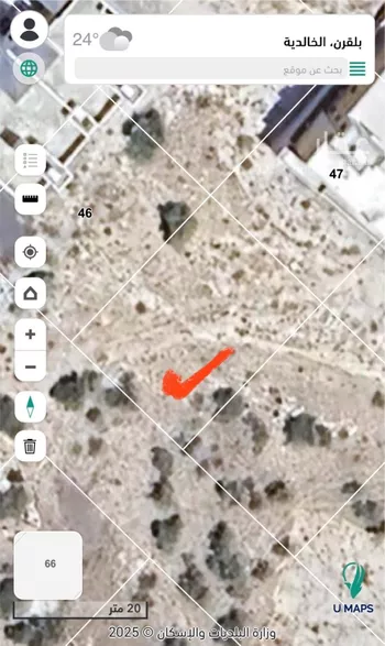 أرض للبيع في حي الخالدية, مدينة بلقرن, منطقة عسير صورة 2