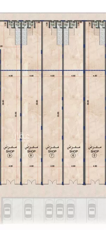 محل للإيجار في شارع رقم 140, حي الياسمين, مدينة الرياض, منطقة الرياض صورة 4