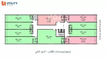 مكتب تجاري للإيجار في شارع ابو بكر الصديق, حي المنار, مدينة الدمام, المنطقة الشرقية صورة 5