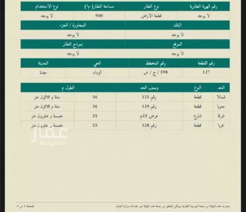 أرض للبيع في شارع بدون اسم, حي الوداد, مدينة جدة, منطقة مكة المكرمة صورة 3