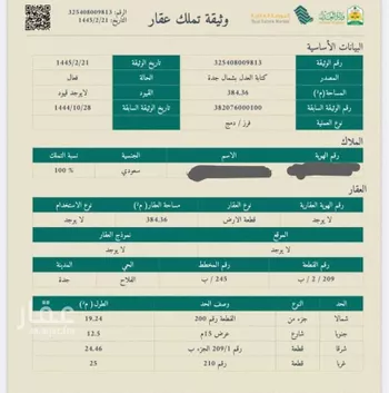 أرض للبيع في شارع ابو محمد الذهبي, حي الفلاح, مدينة جدة, منطقة مكة المكرمة