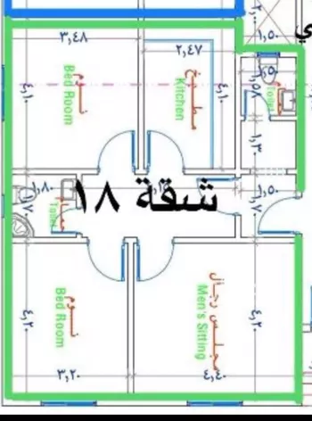 شقة للبيع في شارع المطر, حي الفيحاء, مدينة الرياض, منطقة الرياض صورة 3