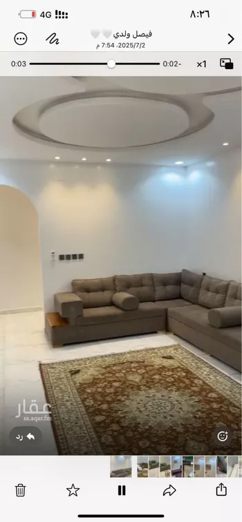 شقة للإيجار في شارع ثوبان بن بجدد, حي الصفاء, مدينة جازان, منطقة جازان صورة 2