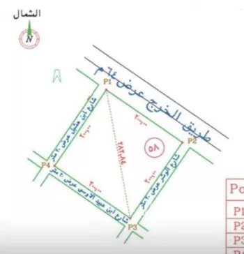 أرض للبيع في شارع الخرج, حي طيبة, مدينة الرياض, منطقة الرياض صورة 2