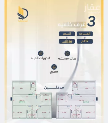 شقة للبيع في شارع السامر, حي الواحة, مدينة جدة, منطقة مكة المكرمة صورة 5