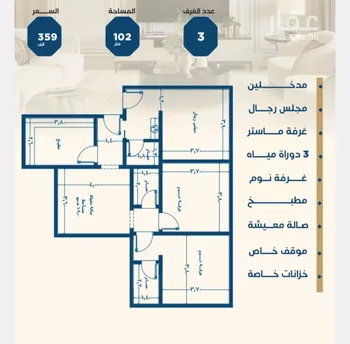 شقة للبيع في شارع ابن الشرف, حي الجامعة, مدينة جدة, منطقة مكة المكرمة صورة 3
