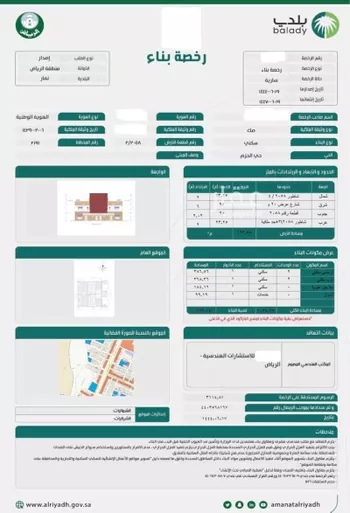 أرض للبيع في شارع احمد بن جابر, حي الحزم, مدينة الرياض, منطقة الرياض صورة 3