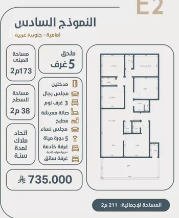 شقة للبيع في شارع ابو مصعب الاسدي, حي النعيم, مدينة جدة, منطقة مكة المكرمة صورة 3