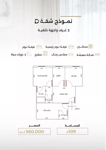 شقة للبيع في شارع أحمد بن طلحه, حي الصفاء, مدينة جدة, منطقة مكة المكرمة صورة 5