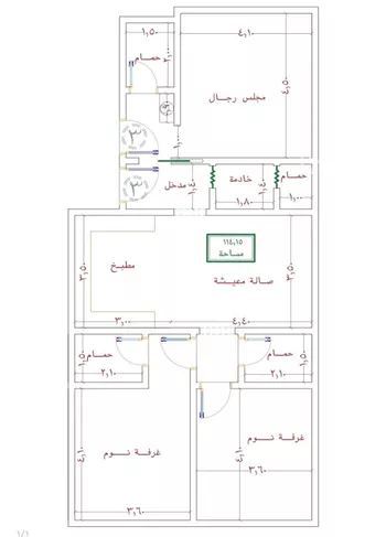 شقة للبيع في شارع ظعفرانه, حي النزهة, مدينة جدة, منطقة مكة المكرمة