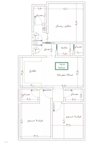 شقة للبيع في شارع ظعفرانه, حي النزهة, مدينة جدة, منطقة مكة المكرمة