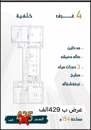 شقة للبيع في شارع الواحة, حي الواحة, مدينة جدة, منطقة مكة المكرمة
