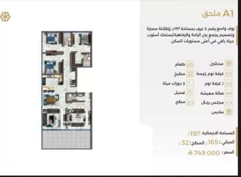 شقة للبيع في شارع ابو سفيان مدلوك, حي النعيم, مدينة جدة, منطقة مكة المكرمة صورة 3