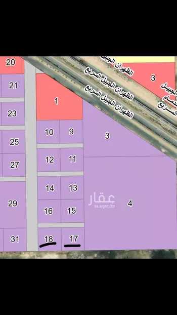أرض للبيع في شارع طريق الجبيل الظهران السريع, مدينة الجبيل, المنطقة الشرقية صورة 2