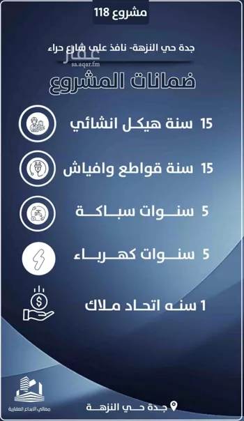 شقة للبيع في شارع احمد الرقيمي, حي النزهة, مدينة جدة, منطقة مكة المكرمة صورة 4