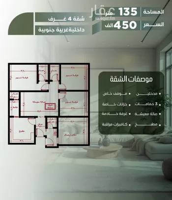 شقة للبيع في شارع أبو الحسن التميمى, حي الصفاء, مدينة جدة, منطقة مكة المكرمة صورة 4