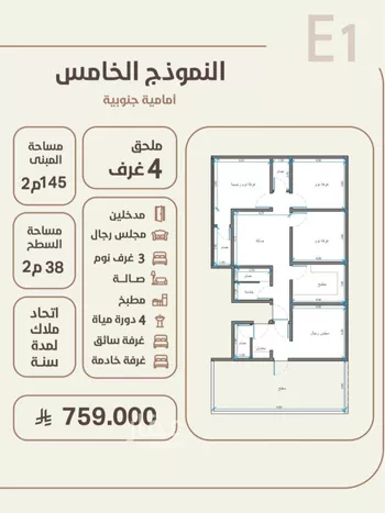 شقة للبيع في شارع ابو القاسم التنوخي, حي الروضة, مدينة جدة, منطقة مكة المكرمة صورة 5