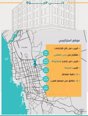 شقة للبيع في شارع عاصم ابن قيس, حي الربوة, مدينة جدة, منطقة مكة المكرمة صورة 3