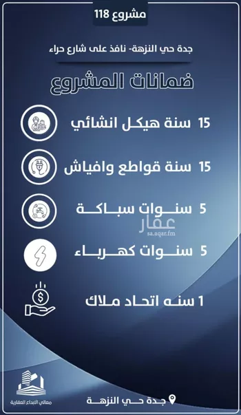 شقة للبيع في حي النزهة, مدينة جدة, منطقة مكة المكرمة صورة 2
