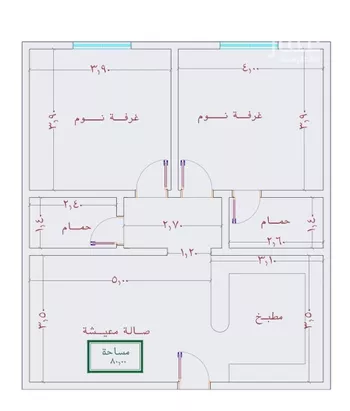 شقة للبيع في شارع الامير عبدالمجيد, حي الصواري, مدينة جدة, منطقة مكة المكرمة صورة 3